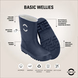 Mikk-Line Blue Nights Wellies Solid