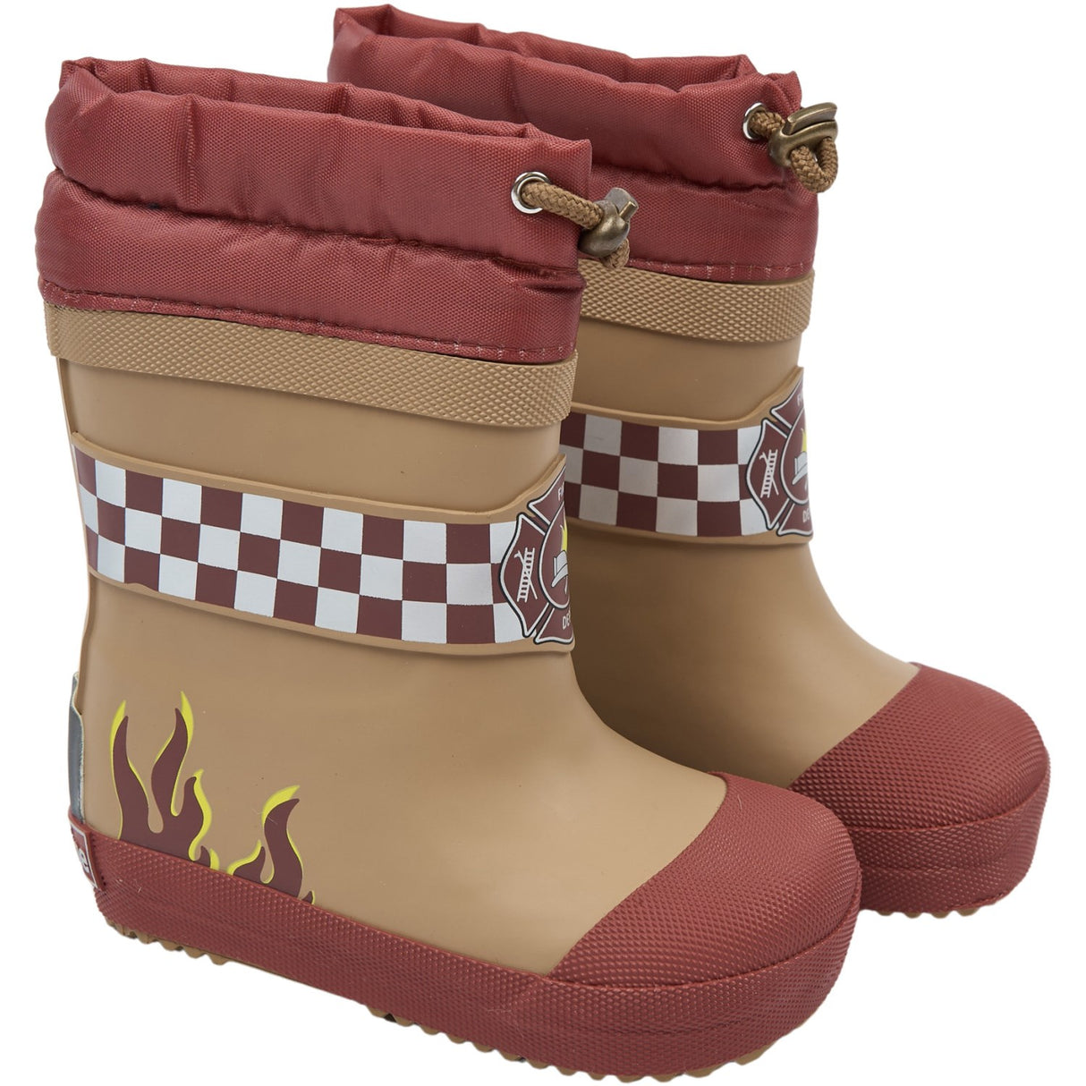Mikk-Line Kelp Wellies Winter Firefighter - Barefoot