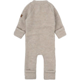 Mikk-Line Wool Suit Melange Offwhite