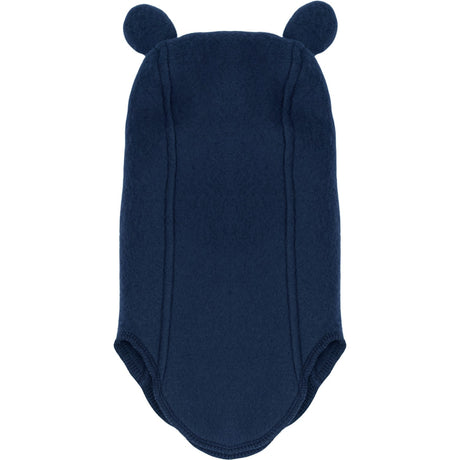 Mikk-Line Wool Balaclava with Ears Blue Nights
