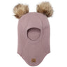 Mikk-Line Twilight Mauve Wool Fullface w. Pom Pom
