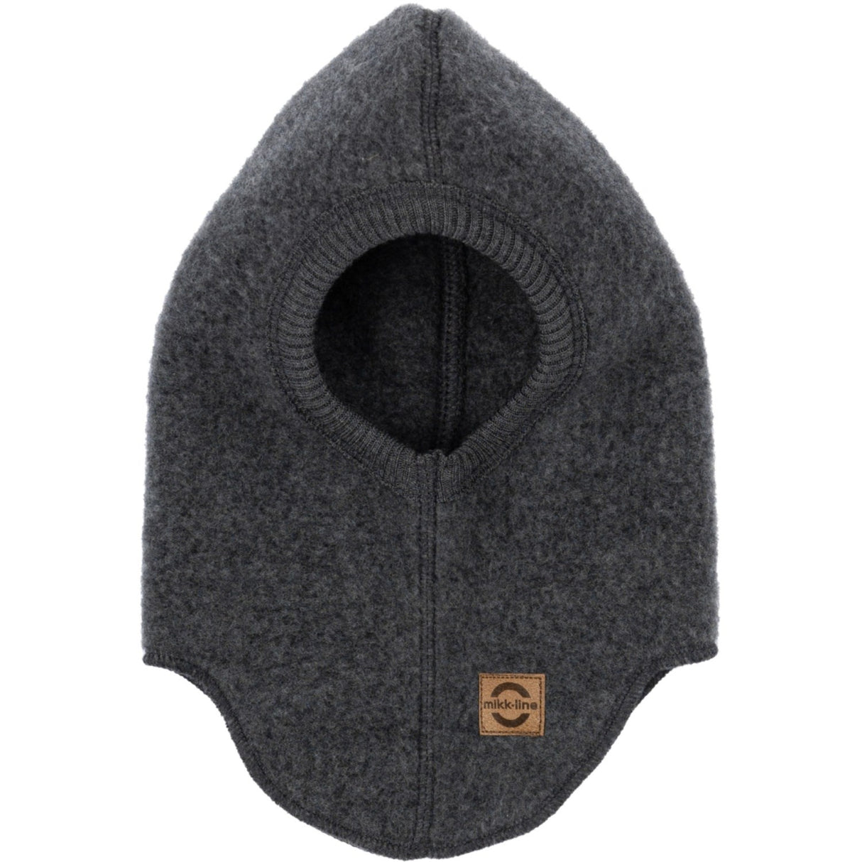 Mikk-Line Wool Balaclava Anthracite Melange