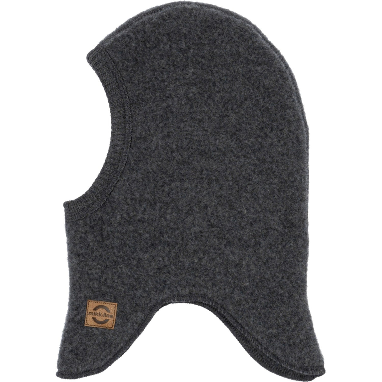 Mikk-Line Wool Balaclava Anthracite Melange