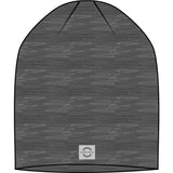 Mikk-Line Dark Grey Melange Cotton Hat - Solid