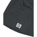 Mikk-Line Dark Grey Melange Cotton Hat - Solid