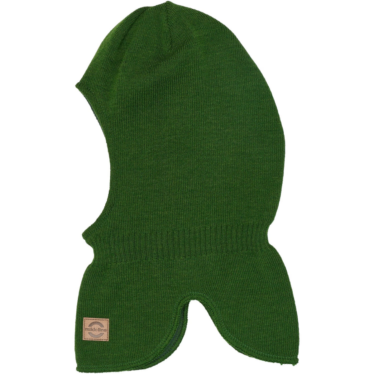 Mikk-Line Kombu Green Knitted Balaclava With Wool & Windstop