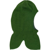 Mikk-Line Kombu Green Knitted Balaclava With Wool & Windstop