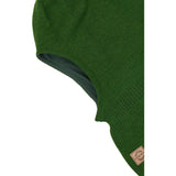 Mikk-Line Kombu Green Knitted Balaclava With Wool & Windstop