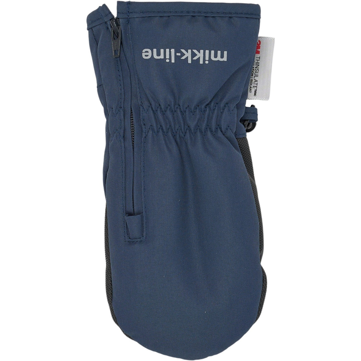 Mikk-Line Blue Nights Polyester Mittens With Zip