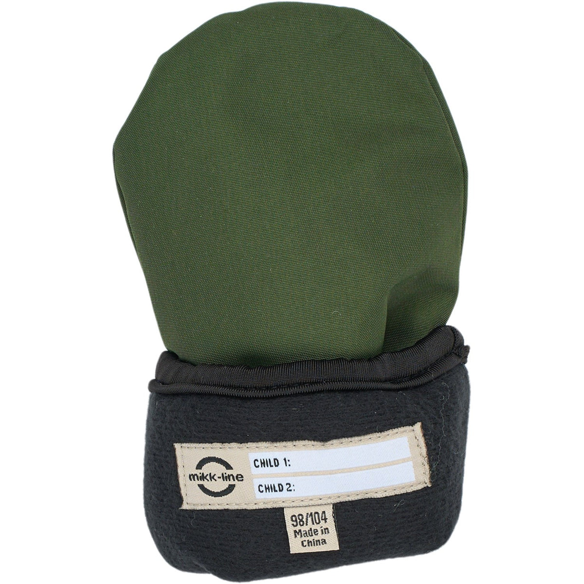 Mikk-Line Kombu Green Polyester Mittens
