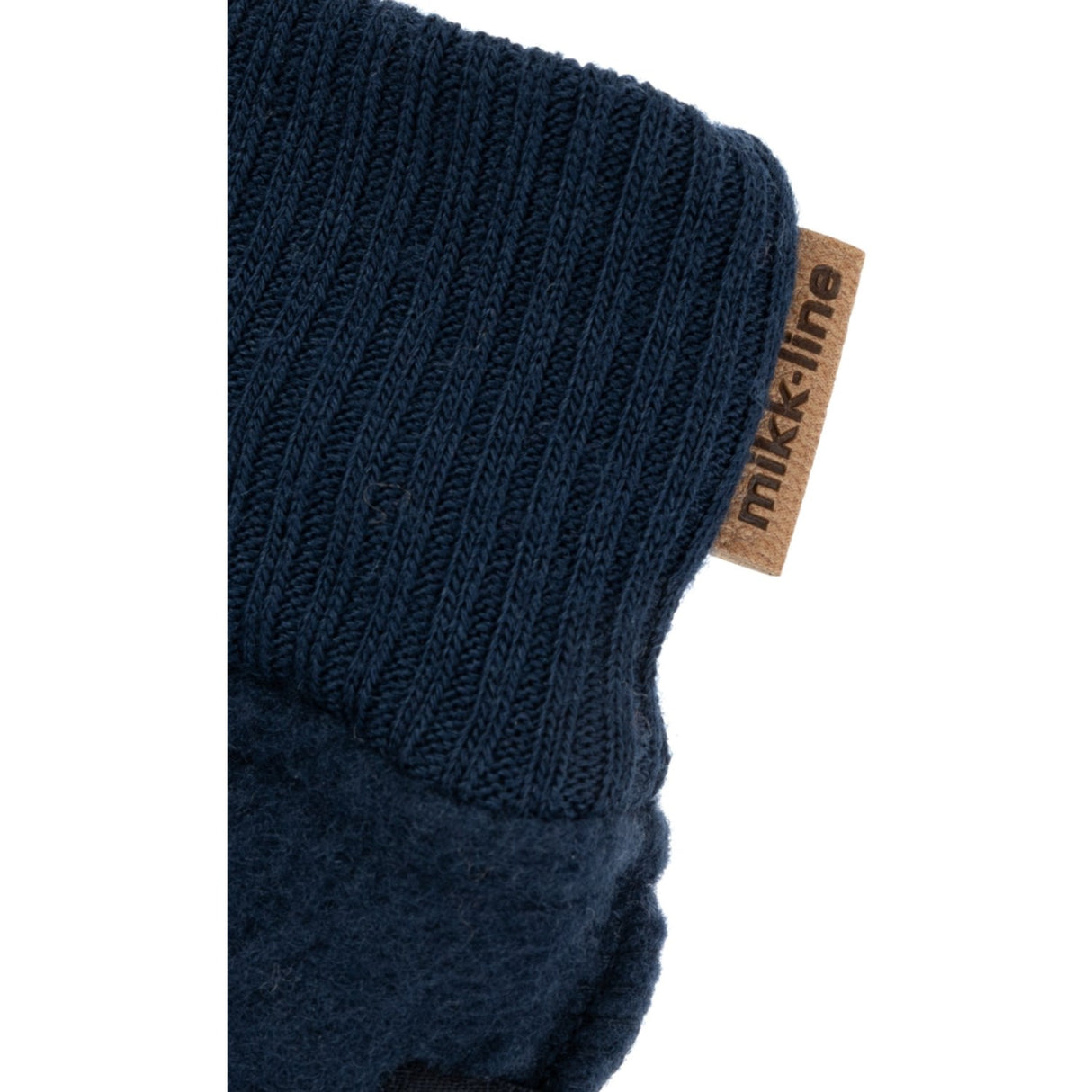 Mikk-Line Wool Mittens Blue Nights