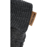 Mikk-Line Wool Mittens Anthracite Melange