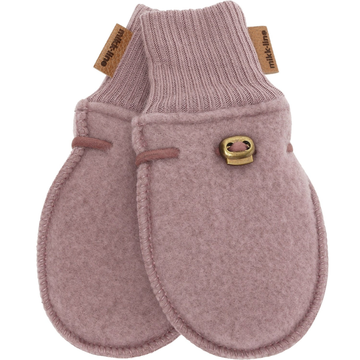 Mikk-Line Twilight Mauve Wool Mittens