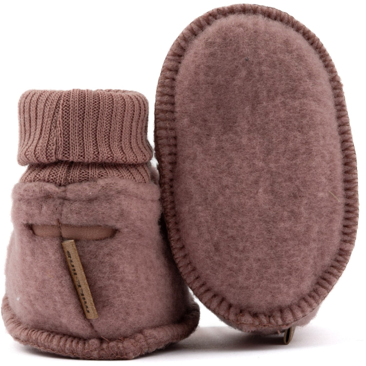 Mikk-Line Wool Footies Burlwood