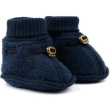 Mikk-Line Wool Footies Blue Nights