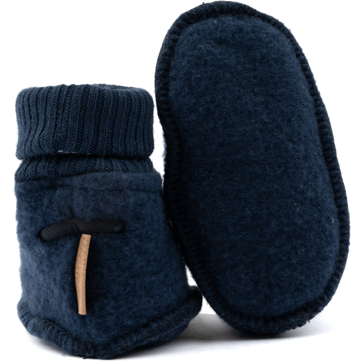 Mikk-Line Wool Footies Blue Nights