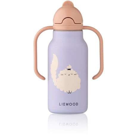 LIEWOOD Cat / Warm Lilac Kimmie Water Bottle 250 Ml