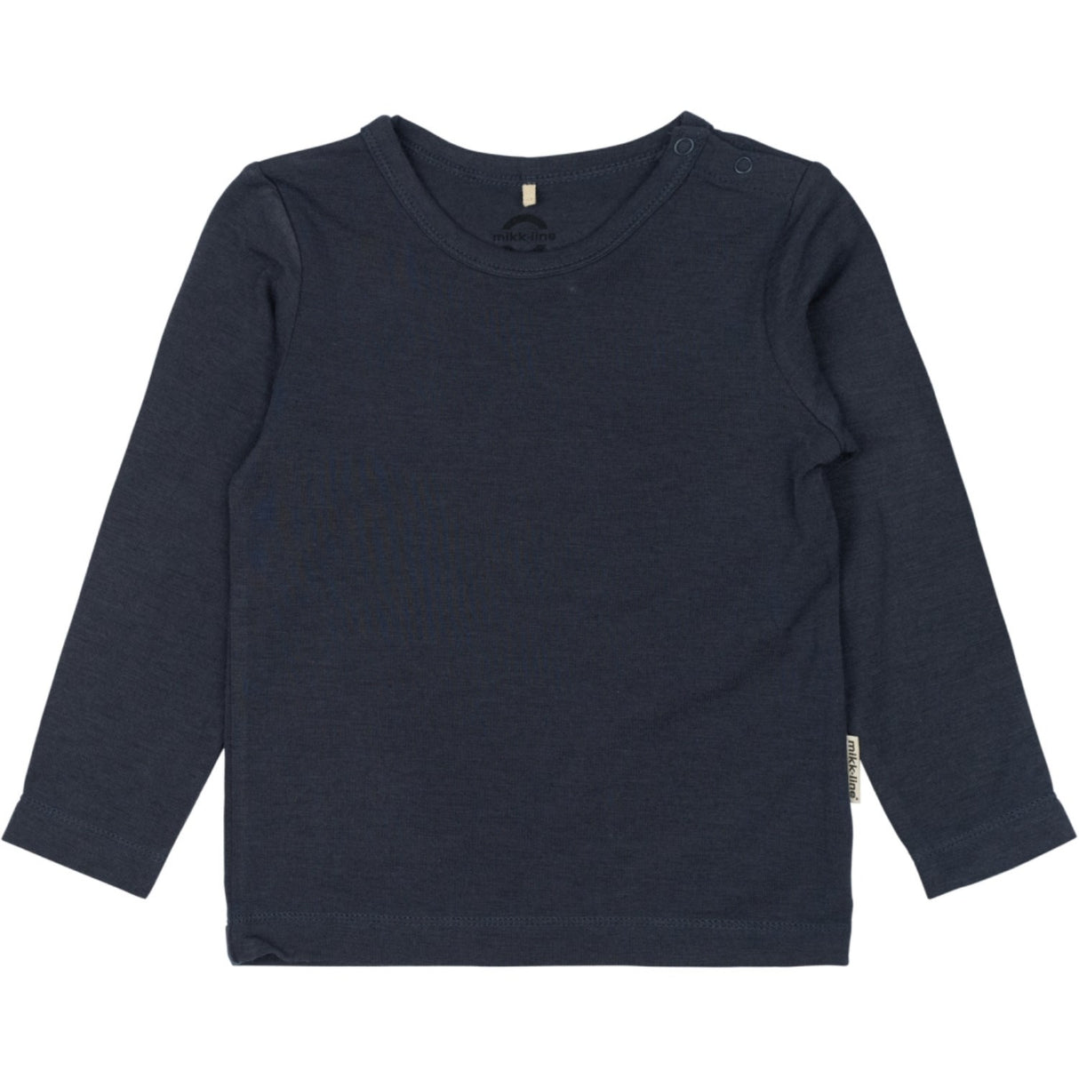 Mikk-Line Blue Nights Wool/Bamboo Ls Top