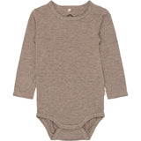 Mikk-Line Melange Denver Wool/Bamboo Ls Body