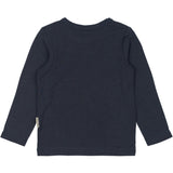 Mikk-Line Blue Nights Wool/Bamboo Ls Top
