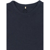 Mikk-Line Blue Nights Wool/Bamboo Ls Top