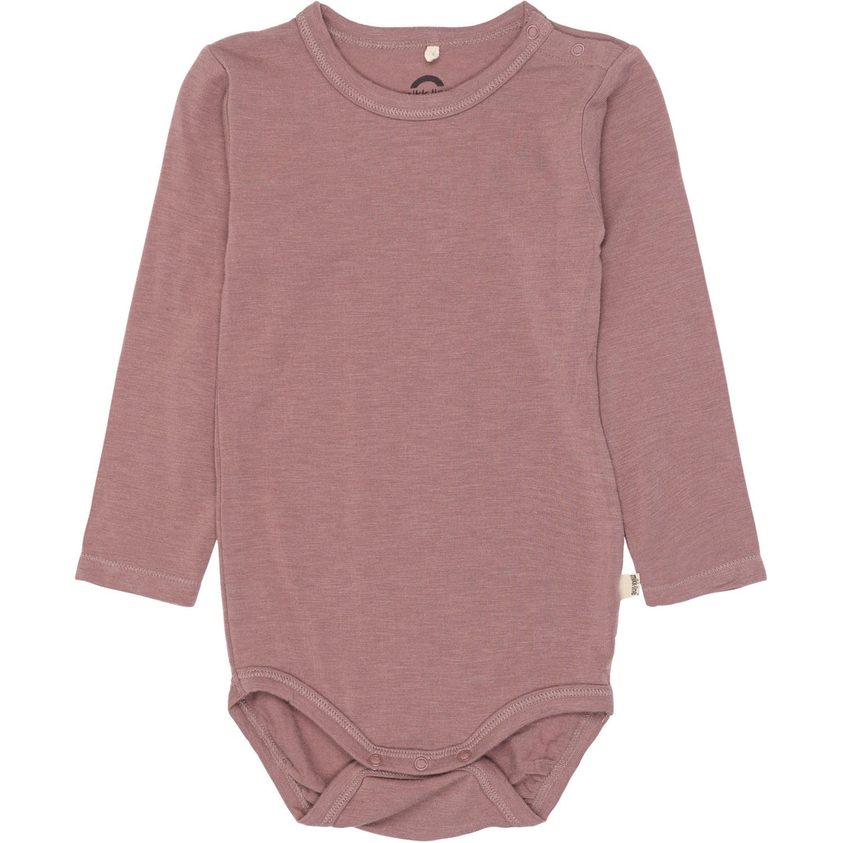 Mikk-Line Twilight Mauve Wool/Bamboo Ls Body
