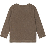 Mikk-Line Melange Denver Wool/Bamboo Ls Top