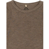 Mikk-Line Melange Denver Wool/Bamboo Ls Top