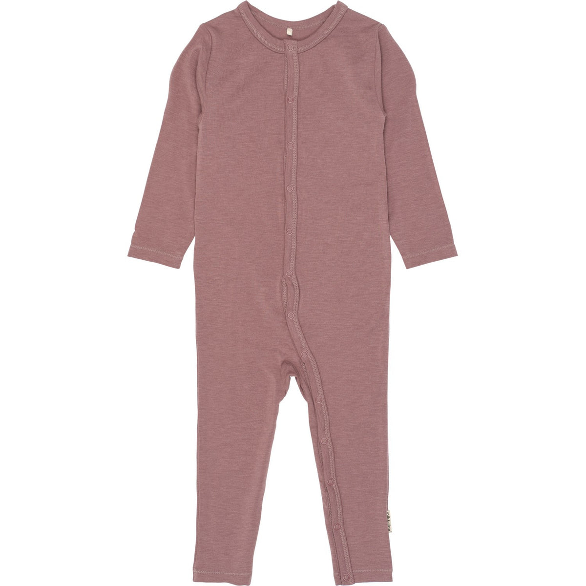 Mikk-Line Twilight Mauve Wool/Bamboo Ls Suit