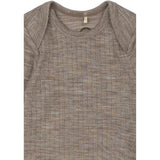 Mikk-Line Melange Denver Merino Wool Ls Body