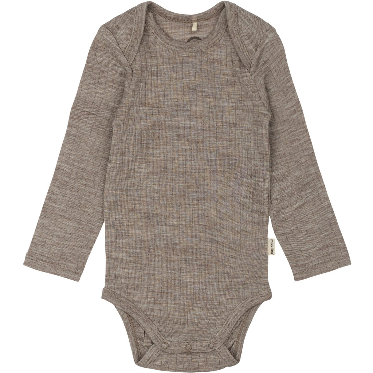 Mikk-Line Melange Denver Merino Wool Ls Body