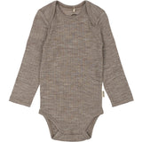Mikk-Line Melange Denver Merino Wool Ls Body