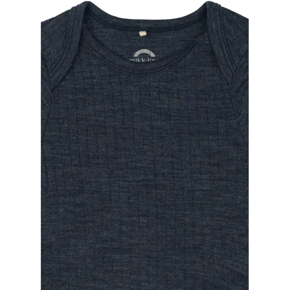 Mikk-Line Melange Blue Nights Merino Wool Ls Body