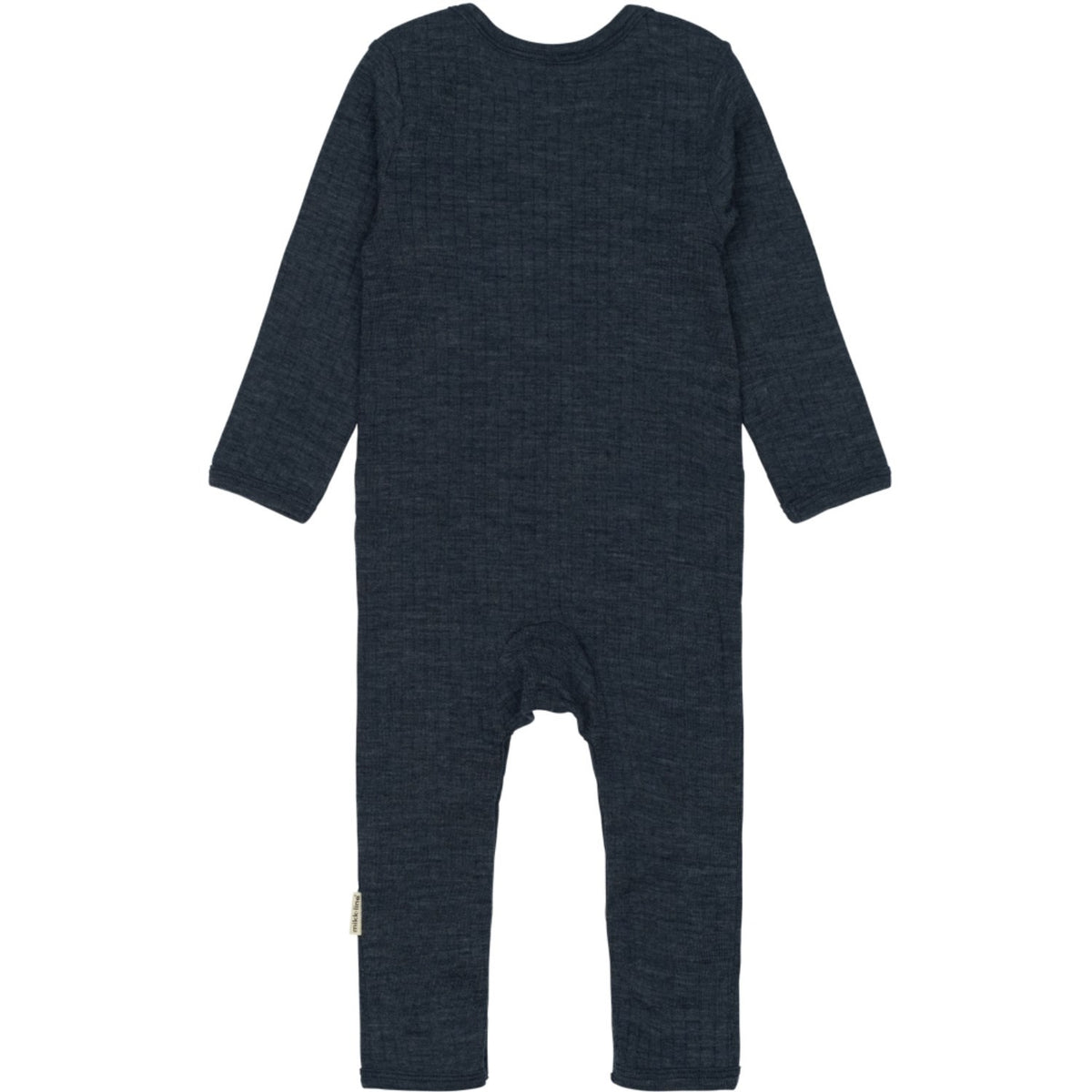 Mikk-Line Melange Blue Nights Merino Wool Ls Suit