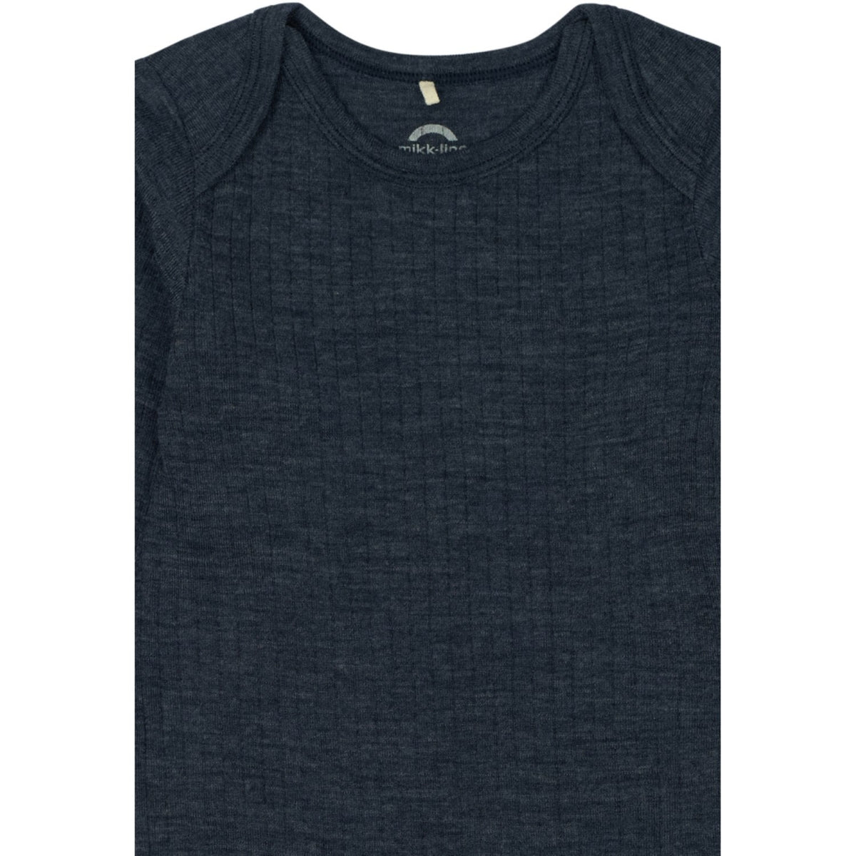 Mikk-Line Melange Blue Nights Merino Wool Ls Suit