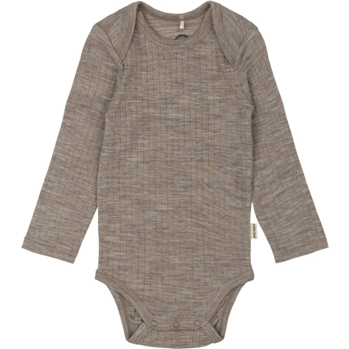 Mikk-Line Melange Denver Merino Wool Ls Body