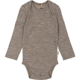 Mikk-Line Melange Denver Merino Wool Ls Body