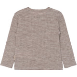 Mikk-Line Melange Denver Merino Wool Ls Top