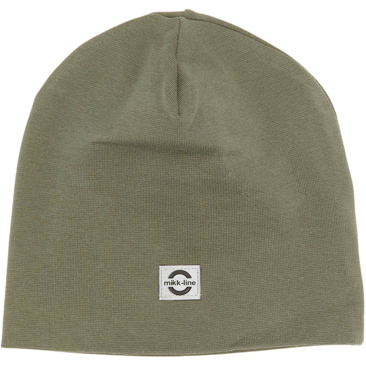 Mikk-Line Dusty Olive Cotton Hat - Solid