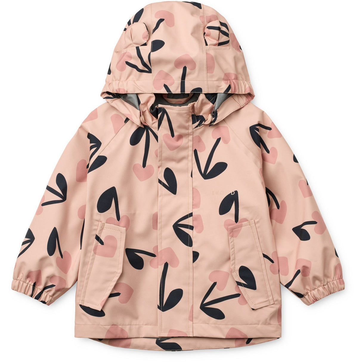 LIEWOOD Mega Cherry Heart/ Rosey Mix Manu Rainwear Set