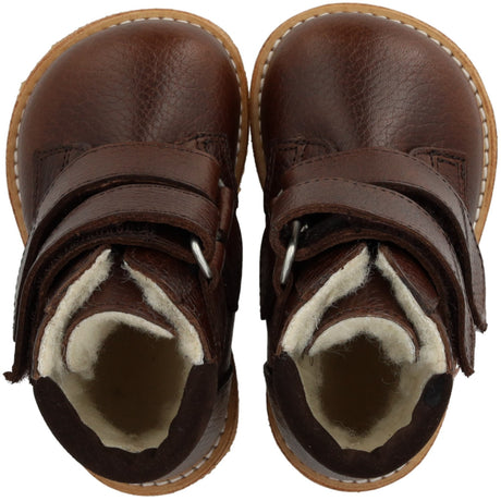 Angulus Dark Brown/Dark Brown Beginners Tex-Boot Med Velcro Closure