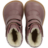 Angulus Faded Rose/Blossom Glitter Tex-Støvle With Glitter Og Velcro