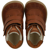 Angulus Cognac/Cognac/Tan Beginner Tex-Støvle With Kontraststikninger