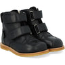 Angulus Black/Black/Black Tex-Støvle With Funklende Glitterhjerter