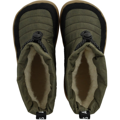 Angulus Black/Olive Recycled Ripstop Let Og Fleksibel Tex-Vinterstøvle In Nylon