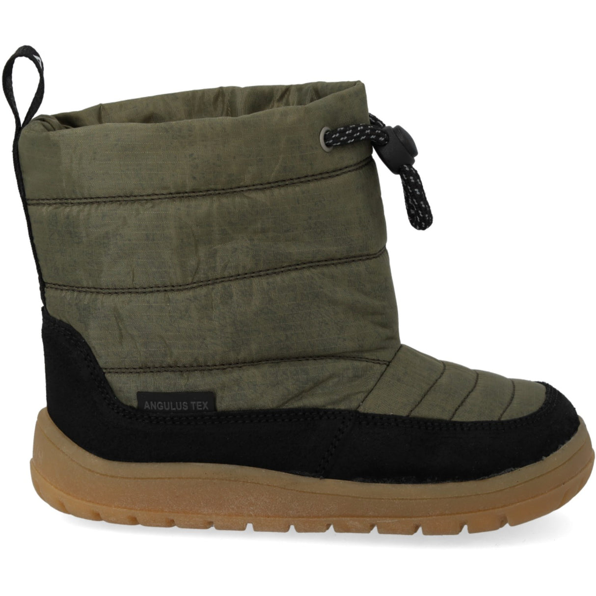 Angulus Black/Olive Recycled Ripstop Let Og Fleksibel Tex-Vinterstøvle In Nylon