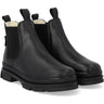 Angulus Black/Black Chunky Tex Chelsea Boot