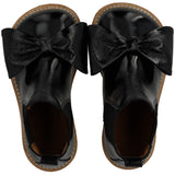Angulus Black/Black Chelsea Boot With Bow