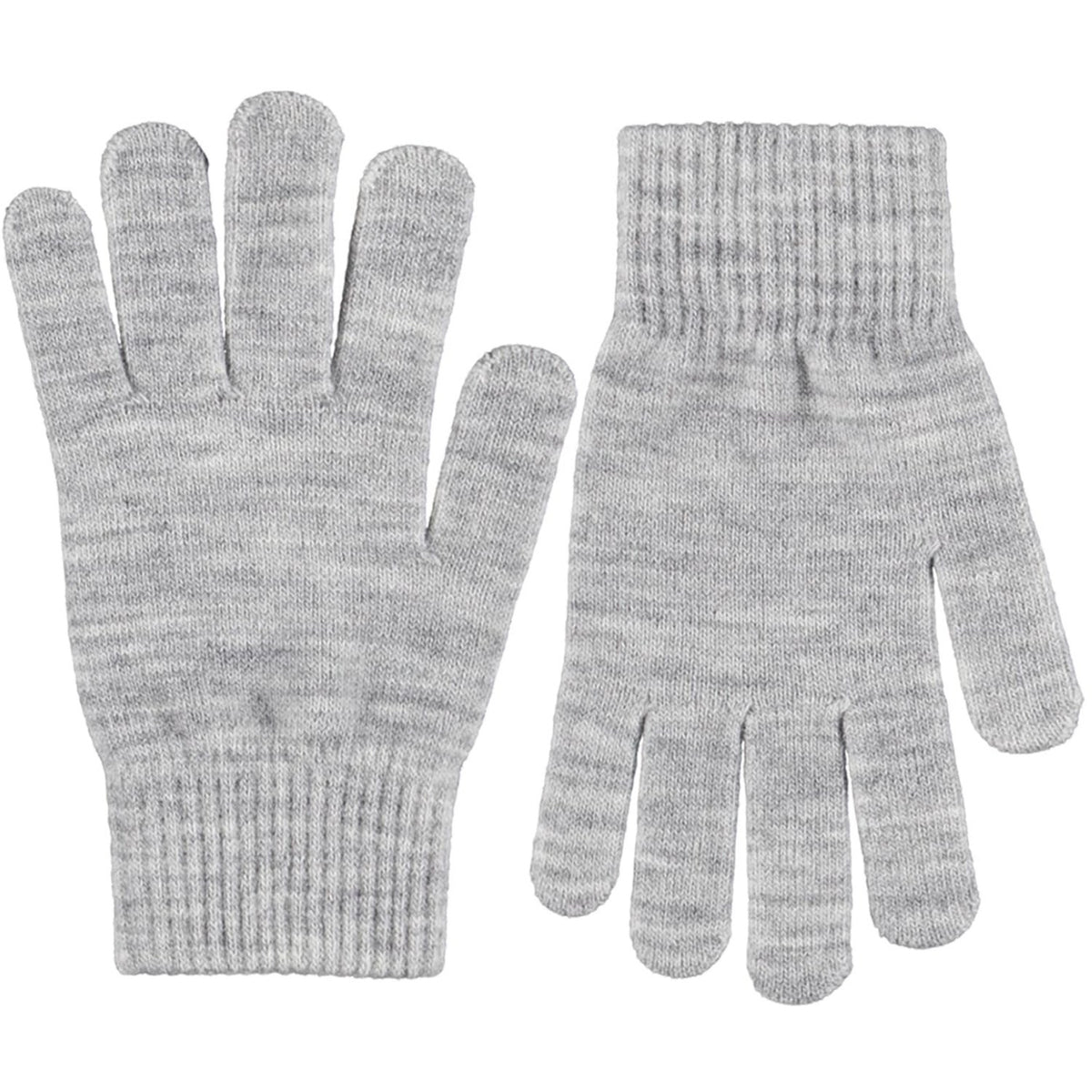 Molo Grey Melange Kiddy Wool Gloves