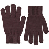 Molo Burgundy Kiddy Wool Gloves